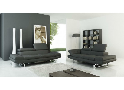 Garnituren Ledersofa Wohnlandschaft 3+2 Sitzer Garnitur Design Modern