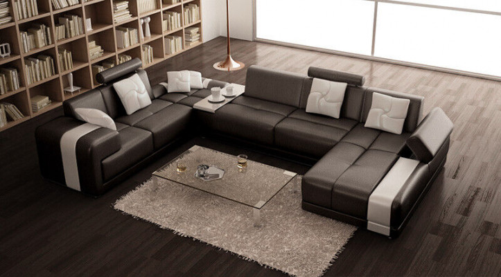 Sofa Eckgarnitur Wohnlandschaft U Form Eckcouch Ecksofa Couch Garnitur