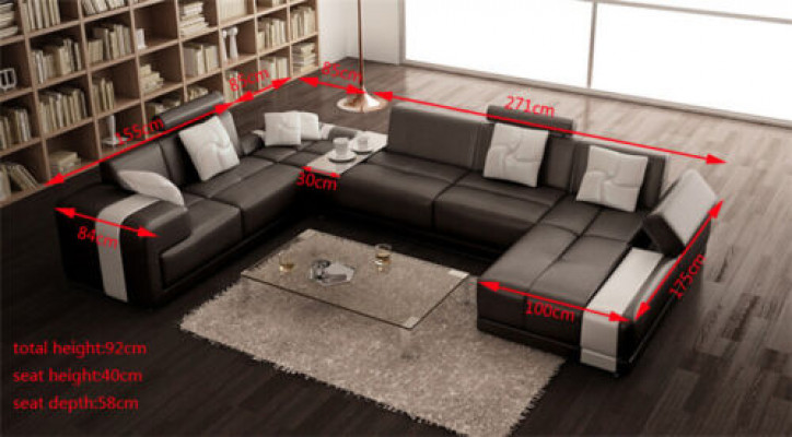 Sofa Eckgarnitur Wohnlandschaft U Form Eckcouch Ecksofa Couch Garnitur