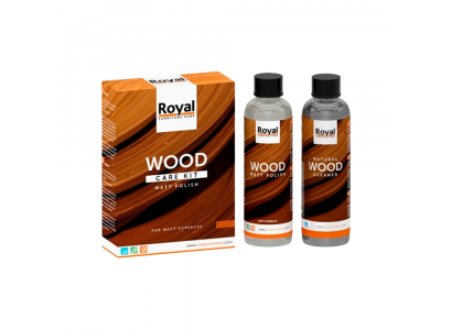 Oranje Royal Holzpflege Reiniger Matt Polish Wood Starter Kit Cleaner 2 x 75 ml