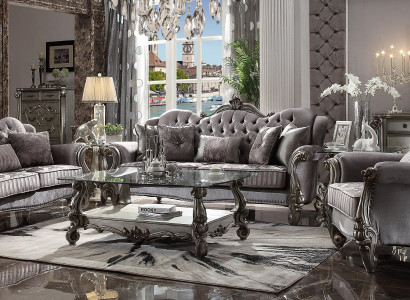 Sofagarnitur 3+2 Sitzer Couchen Polster Klassischer Wohnlandschaft Sofas