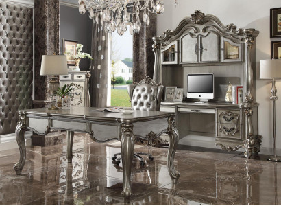 Schreibtisch Computertisch Bürotisch Arbeitszimmer Tisch Sessel 3tlg