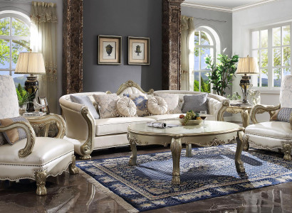 Sofagarnitur Klassisch 4+1 Sitz Sofa Polster Gruppe Wohnlandschaft Couch