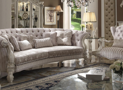 Big Sofa Couch Polster Garnitur 4+1 Sitzer Textil Sofas Couchen Chesterfield neu