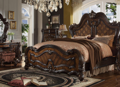 Königliches Doppel Bett Betten + 2x Nachttisch Konsole Komplett Set Neu