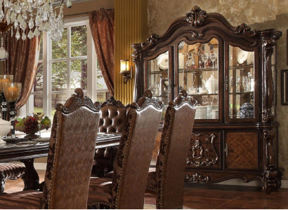 Vitrine Schrank Vitrinen Schränke Wohnzimmer Schau Design Rokoko Barock