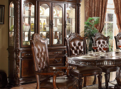 Vitrinen Glas Bar Schrank Haus Schränke Barock Wand Regal Holz Vitrine