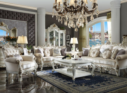 Sofagarnitur 3+2 Sitzer Polster Couchen Klassischer Wohnlandschaft Sofas