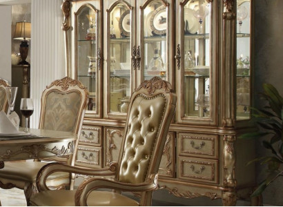 Vitrine 4 Türige Schrank Vitrinen Wohnzimmer Schau Schränke Design