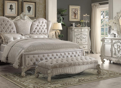 Schminktisch Spiegel Hocker Anrichte Schlafzimmer Kommode 3tlg neu Barock Rokoko