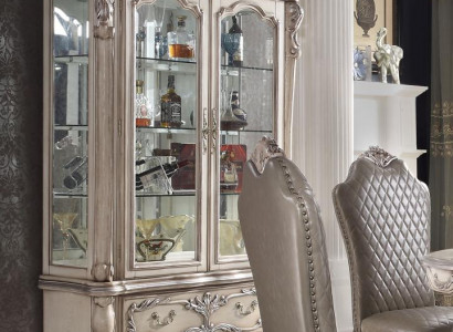 Vitrine Anrichte Schränke Design Italienische Möbel Schrank Luxus Barock Holz