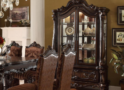 Vitrine Schrank Vitrinen Wohnzimmer Schränke Schau Design Rokoko Barock