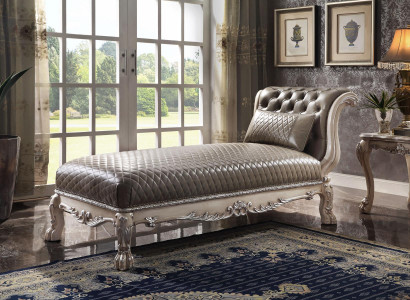 Liege Klassische Leder Luxus Liegen Liegesessel Chesterfield Chaiselongue