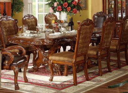 Königlicher Esstisch Tisch Tische Holztisch Klassischer Deko Rokoko Barock