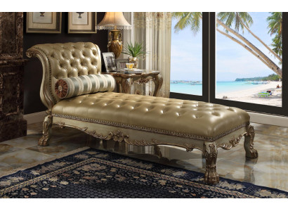 Chaiselongues Chesterfield Liege Chaise Leder Sofa Goldene Liegen Chsterfield