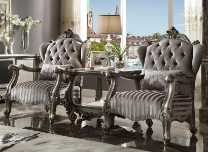 Textil Sessel 1 Sitzer Sofa Polster Sofas Klassische Design Luxus Barock