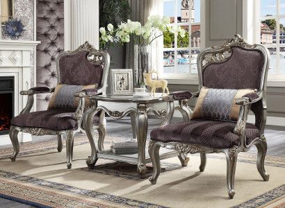 Thron Sessel Königlicher Polster 1 Sitzer Antik Stil Stühle Einsitzer Stuhl Holz