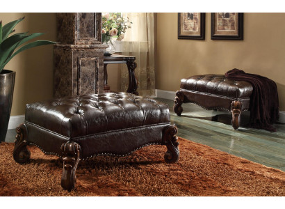 Fußhocker Hocker Polsterhocker Sitzhocker Ottomane Hocker Chesterfield Barock