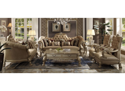 Luxus Möbel Sofagarnitur Couch Sofa Polster 3+2+1+1 Sitzer mit Couchtisch