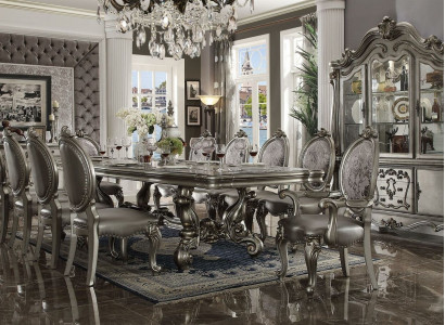 Esszimmer Set Barock Rokoko Tisch 10x Stühle Anrichte Kommode 13tlg.