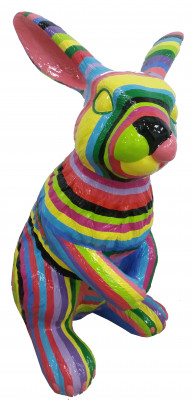 Design Wohn Deko Skulpturen Statuen Figuren Abstrakte Hase Figur Dekoration