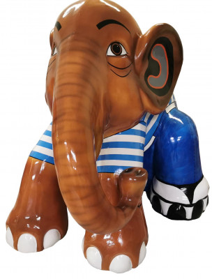 Designer Figur Statue Moderne Figuren Dekoration Elefant Deko Garten Skulpturen