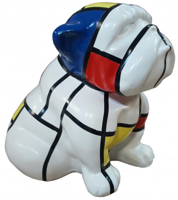 Designer Figur Statue Moderne Figuren Garten Skulptur Skulpturen Hund Dekoration