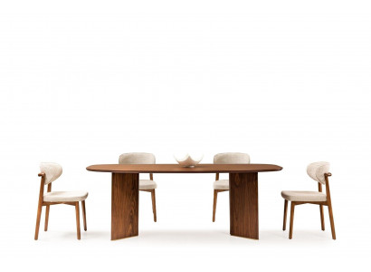 Essgruppe Essecke Esszimmer Esstisch Stühle Braun Set 7tlg Klassischе