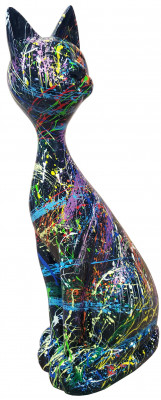 Designer Dekorative Statuen Modern Bemalte Figuren Abstrakte Statuen Handarbeit