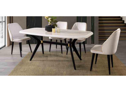 Esszimmer Set Garnitur Sitz Polster Möbel Essgruppe Esstisch 5tlg.