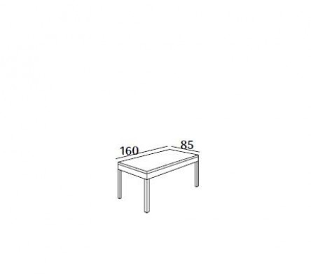 Esstisch aus Holz und 4 Stühle mit gepolstertem Sitz und Bank für das Esszimmer