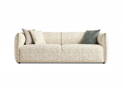 Dreisitzer Sofa 3 Sitzer Beige Stoffsofa Stoff Modern Polstersofa Neu