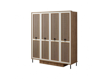 Holzschrank Kleiderschrank Kinderschrank Schrank Holz Braun Design
