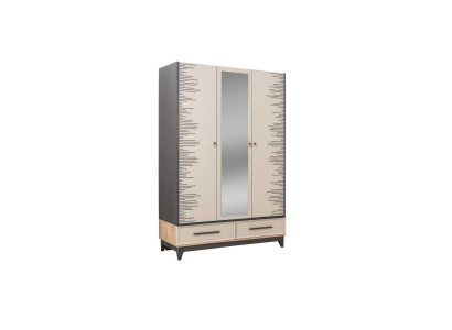 Modern Kleiderschrank Kinderschrank Holzschrank Schrank Holz Beige