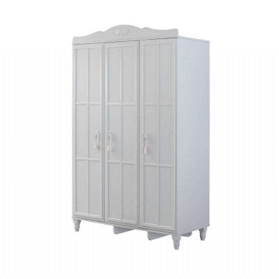 Luxus Kleiderschrank Kinderschrank Holzschrank Schrank Holz Weiß