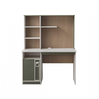 Kindermöbel Garnitur Kinderzimmer Bett Kinderbett Grau Holz Set 4tlg