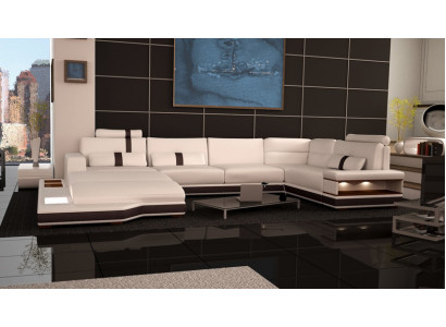 Moderne Sofa Eckgarnitur U Form Polster Ecke Couch Designer Sitz Möbel Couchen