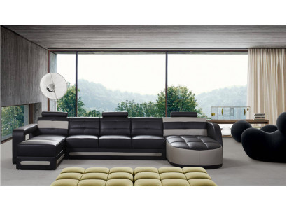 Sofa Sitz Eck Garnitur Polster Ecke Couch Design Couch Luxus Couchen Leder Neu