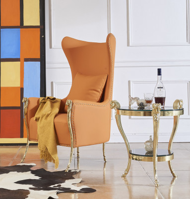 Stuhl Polster Cocktail Relax Bar Lounge Club Stühle Möbel Design Sessel König