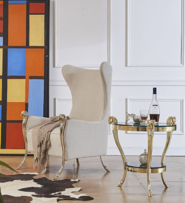 Stuhl Polster Cocktail Relax Bar Lounge Club Stühle Möbel Design Sessel König