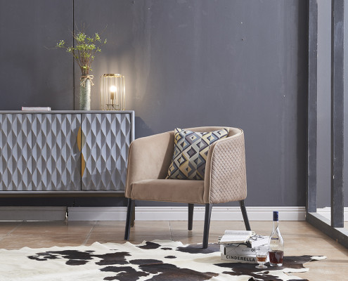 Luxus Stuhl Polster Cocktail Relax Lounge Club Stühle Möbel Design Sessel Beige