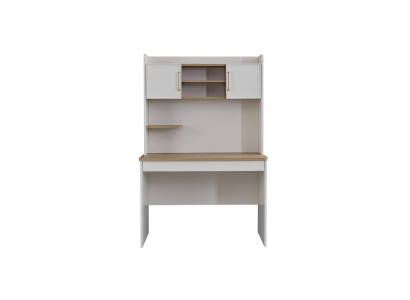 Schreibtisch Computertisch Kinderzimmer Regale Tisch Holz Weiß Modern