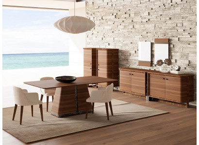 Luxus Essgruppe Komplett 10tlg Esstisch Design Sideboard Esszimmer 2x Schrank