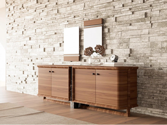 Luxus Essgruppe Komplett 10tlg Esstisch Design Sideboard Esszimmer 2x Schrank