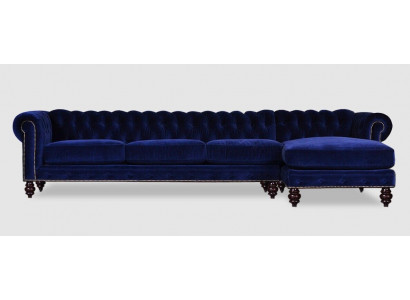 400cm Bix XXL Couch Polster Sitz Garnitur Textil Leder Sofa Chesterfield 2016060
