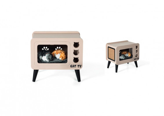 Katzenhaus modern Sicherheit für Ihr Haustier stil grau farbe Haus neu