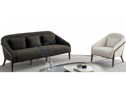 Luxus Wohnzimmer Set Sofa Sessel Modernen Design 3+1 Sitzer Möbel Neu