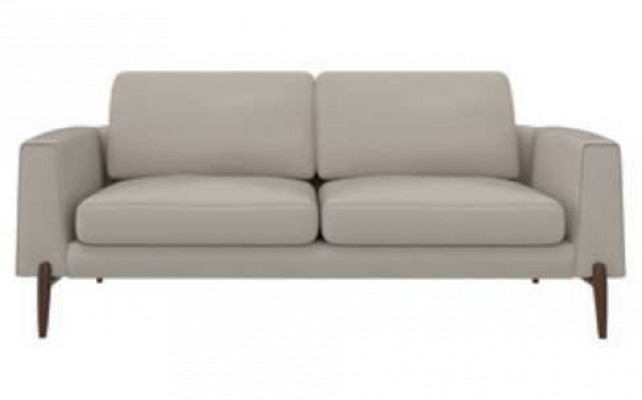 Luxus Wohnzimmer Sofa Modernen Design Holz mit Textilien Couchen Sofas