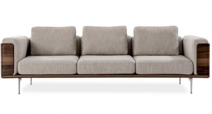 Sofa Für Wohnzimmer Luxus Modernen Designen mit Armlehnen Dreisitzer Design
