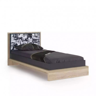 Gruppe Kindermöbel Kinderbett Kinderzimmer Bett Holz Grau Set 7tlg